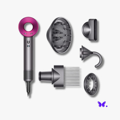 DYSON ASCIUGACAPELLI HD07 SUPERSONIC HAIR DRYER 1600W GRIGIO/FUCSIA